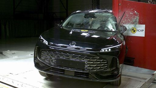 MG HS Side Pole test 2024