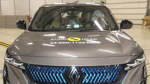 Renault Rafale PHEV Far Side impact test 2022 after crash