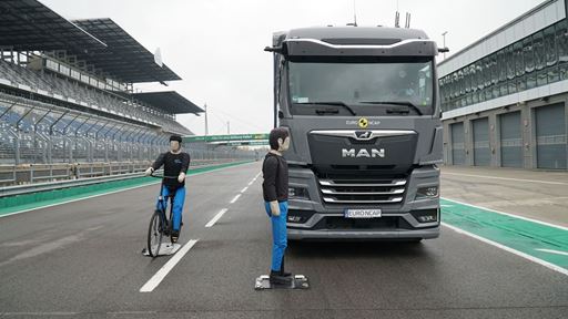 MAN TGX 2025 MY Commercial Truck Safety Tests 2024