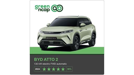 BYD ATTO 2 Green NCAP results 2024