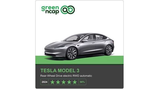 Tesla Model 3 Green NCAP results 2024