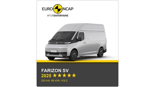 Farizon SV Euro NCAP Commercial Van Safety Results 2025
