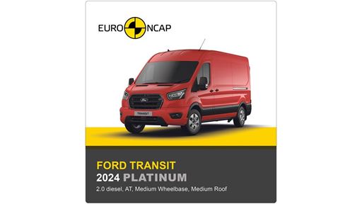 Ford Transit Euro NCAP Commercial Van Safety Results 2024