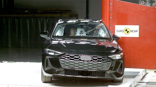 Audi A5 Side Pole test 2024