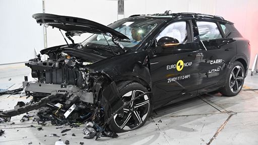 Voyah COURAGE Mobile Progressive Deformable Barrier test 2025 after crash