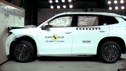 VW Tayron Full Width Rigid Barrier test 2025