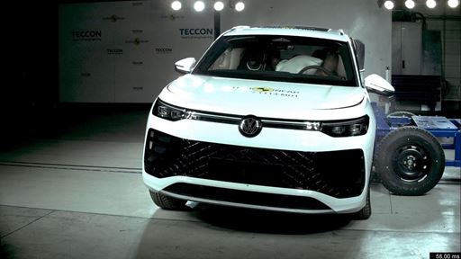 VW Tayron Side Mobile Barrier test 2025
