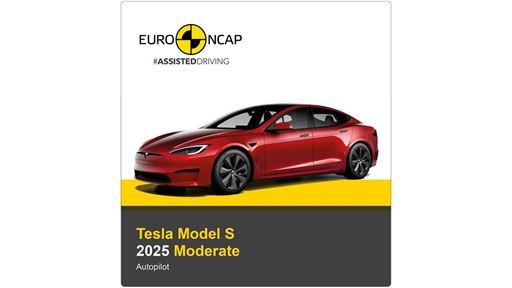 Tesla Model S Euro NCAP Assisted Driving Results 2025