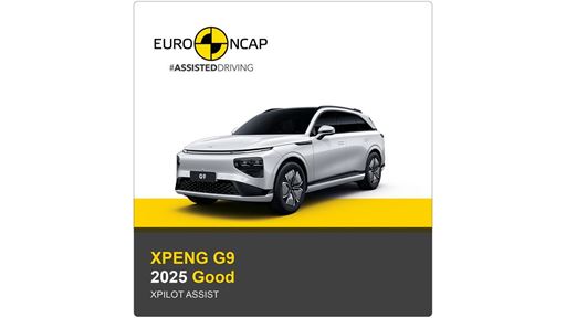 XPENG G9 Euro NCAP Assisted Driving Results 2025