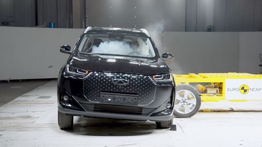 CHERY TIGGO 7 Side Mobile Barrier test 2025