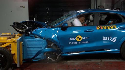Ford Puma Mobile Progressive Deformable Barrier test 2022