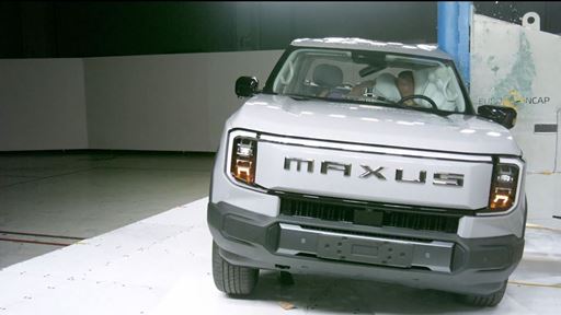 Maxus eTERRON 9 Side Pole test 2024