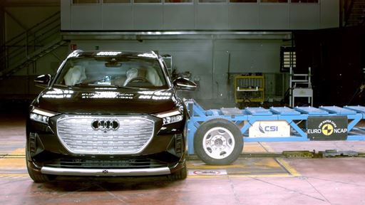 Audi Q4 e tron Far Side impact test 2025