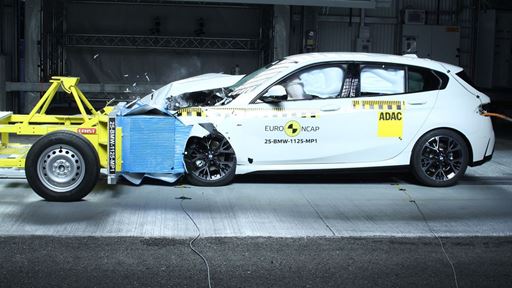 BMW 1 Series Mobile Progressive Deformable Barrier test 2025