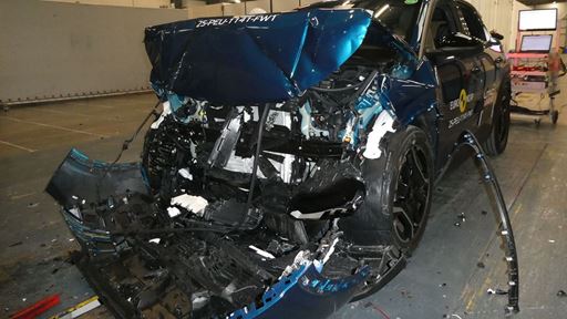 Peugeot 3008 Full Width Rigid Barrier test 2025 after crash