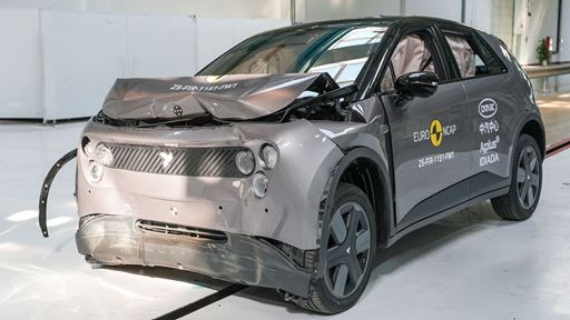 firefly Full Width Rigid Barrier test 2025 after crash
