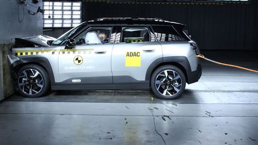 MINI Aceman Full Width Rigid Barrier test 2025