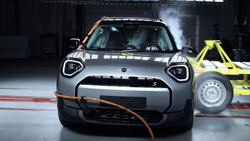 MINI Aceman Side Mobile Barrier test 2025
