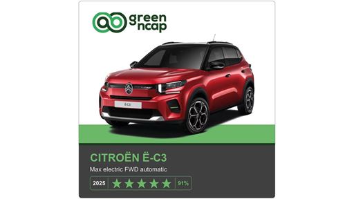 Citro n C3 Green NCAP results 2025