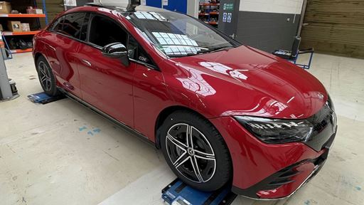 Mercedes Benz EQE 350 Green NCAP results 2025