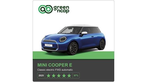 MINI Cooper E Green NCAP results 2025