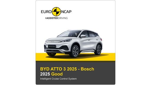 BYD ATTO 3 2025 Bosch Euro NCAP Assisted Driving Results 2025