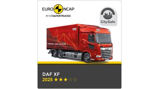 DAF XF Euro NCAP Commercial TRUCK SAFE Results 2025