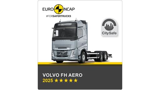 Volvo FH Aero Euro NCAP Commercial TRUCK SAFE Results 2025
