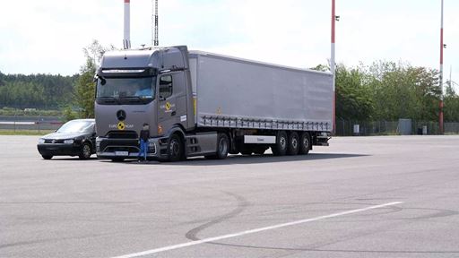 Mercedes Benz Actros L with ProCabin 4x2 Tractor Unit 2025 Commercial Truck Safety Tests