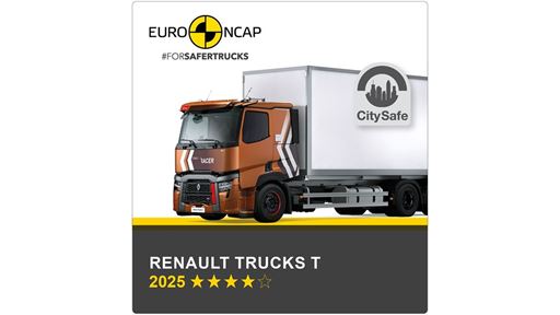 Renault Trucks T Euro NCAP Commercial TRUCK SAFE Results 2025