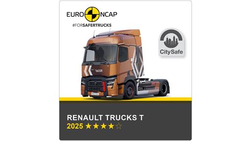 Renault Trucks T Euro NCAP Commercial TRUCK SAFE Results 2025