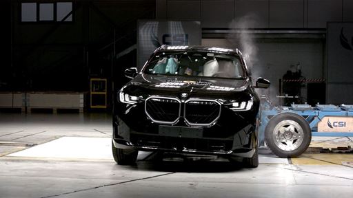 BMW X3 Side Mobile Barrier test 2025