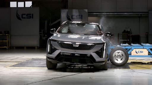 Cadillac Optiq Side Mobile Barrier test 2025