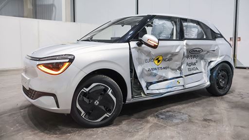 Dongfeng BOX Side Mobile Barrier test 2025 after crash