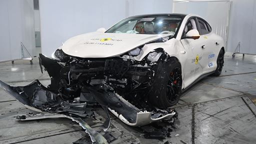 IM IM5 Mobile Progressive Deformable Barrier test 2025 after crash