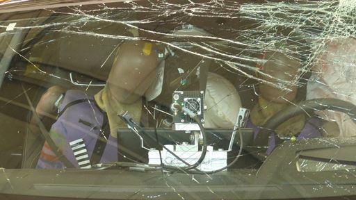 MAZDA 6e Far Side impact test 2025 after crash