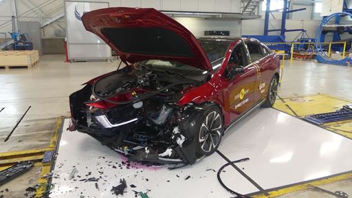 MAZDA 6e Mobile Progressive Deformable Barrier test 2025 after crash