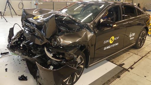 MAZDA 6e Full Width Rigid Barrier test 2025 after crash