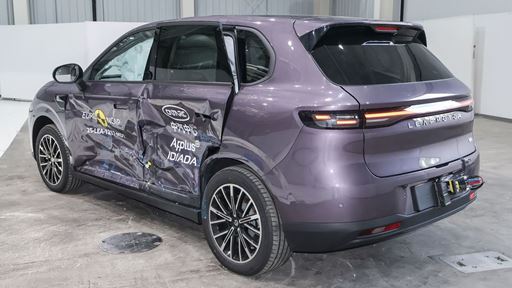 Leapmotor B10 Side Mobile Barrier test 2025 after crash