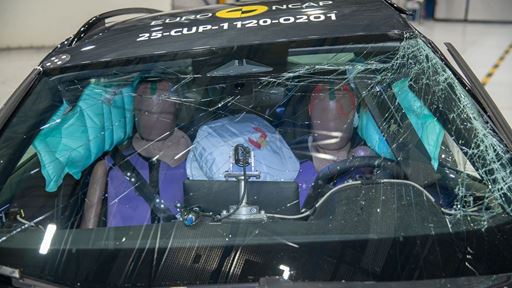 CUPRA Formentor Far Side impact test 2025 after crash