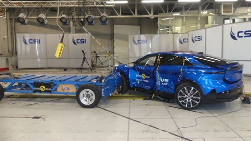 Alpine A390 Side Mobile Barrier test 2025 after crash