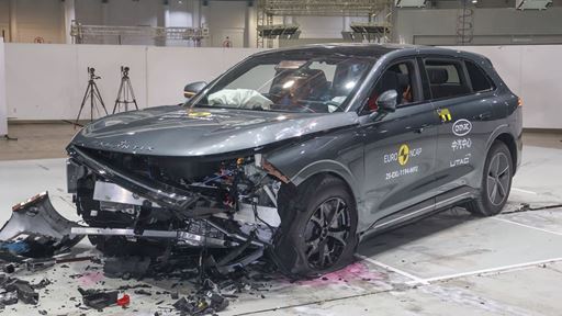 EXLANTIX ET Mobile Progressive Deformable Barrier test 2025 after crash