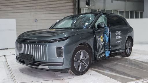 EXLANTIX ET Side Pole test 2025 after crash