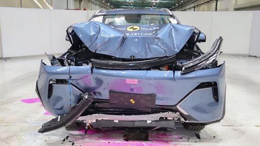 GEELY STARRAY EM i Full Width Rigid Barrier test 2025 after crash