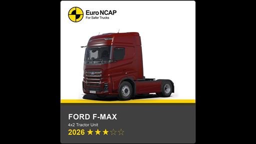 Ford F MAX Euro NCAP Truck Safety Results 2026