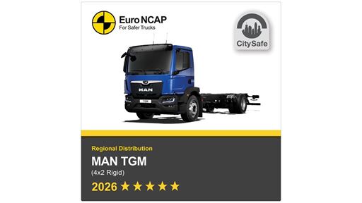 MAN TGM Euro NCAP Truck Safety Results 2026