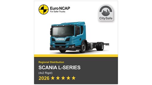 Scania L series Euro NCAP Truck Safety Results 2026