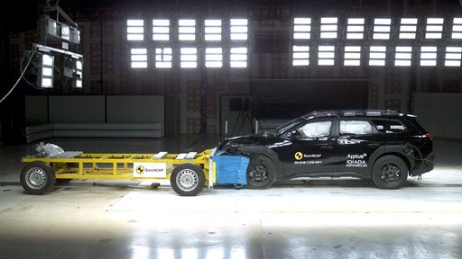 Subaru E Outback Mobile Progressive Deformable Barrier test 2025