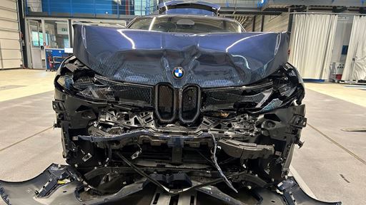 BMW iX3 FW test 2026 after crash