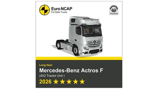 Mercedes Benz Actros F 4x2 tractor unit 2026 banner